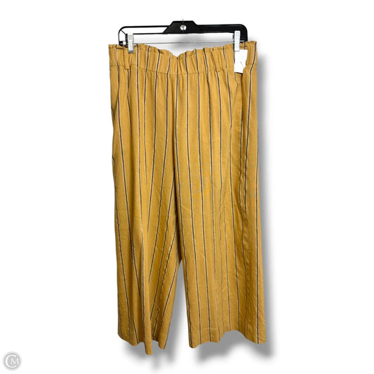 Pants Wide Leg By J. Jill In Striped Pattern, Size: M