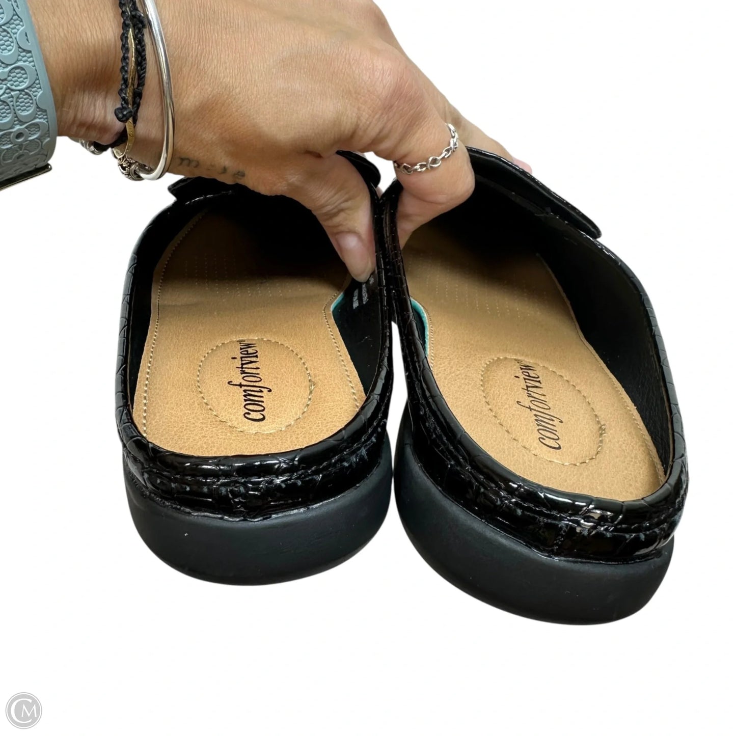 Shoes Flats By Comfortview In Black, Size: 7.5