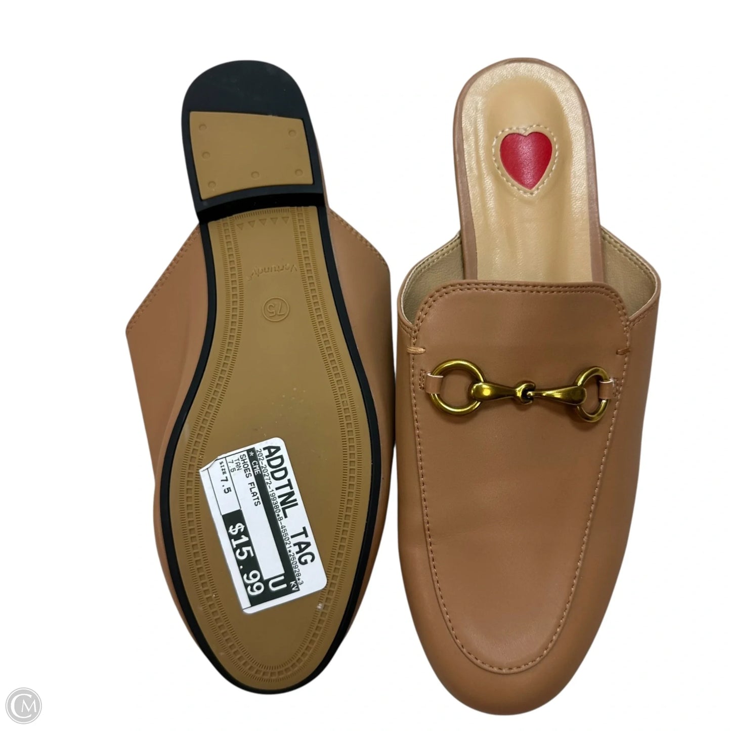 Shoes Flats By Cme In Tan, Size: 7.5
