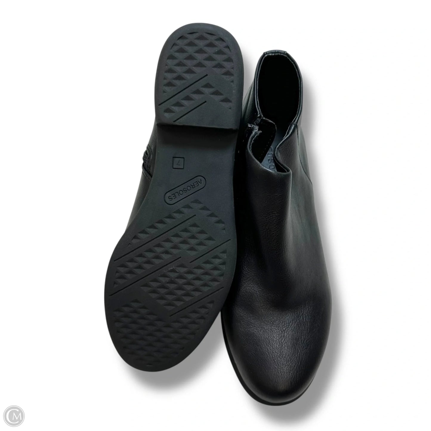 Boots Ankle Flats By Aerosoles In Black, Size: 7