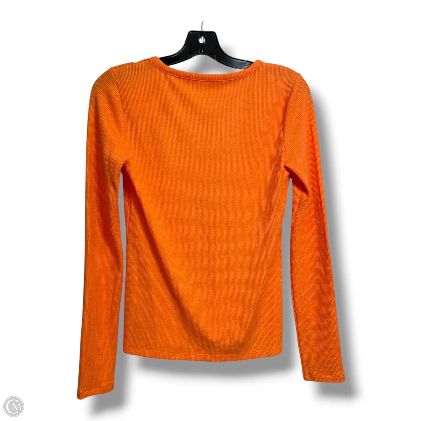 Top Long Sleeve By American Eagle In Orange, Size: M