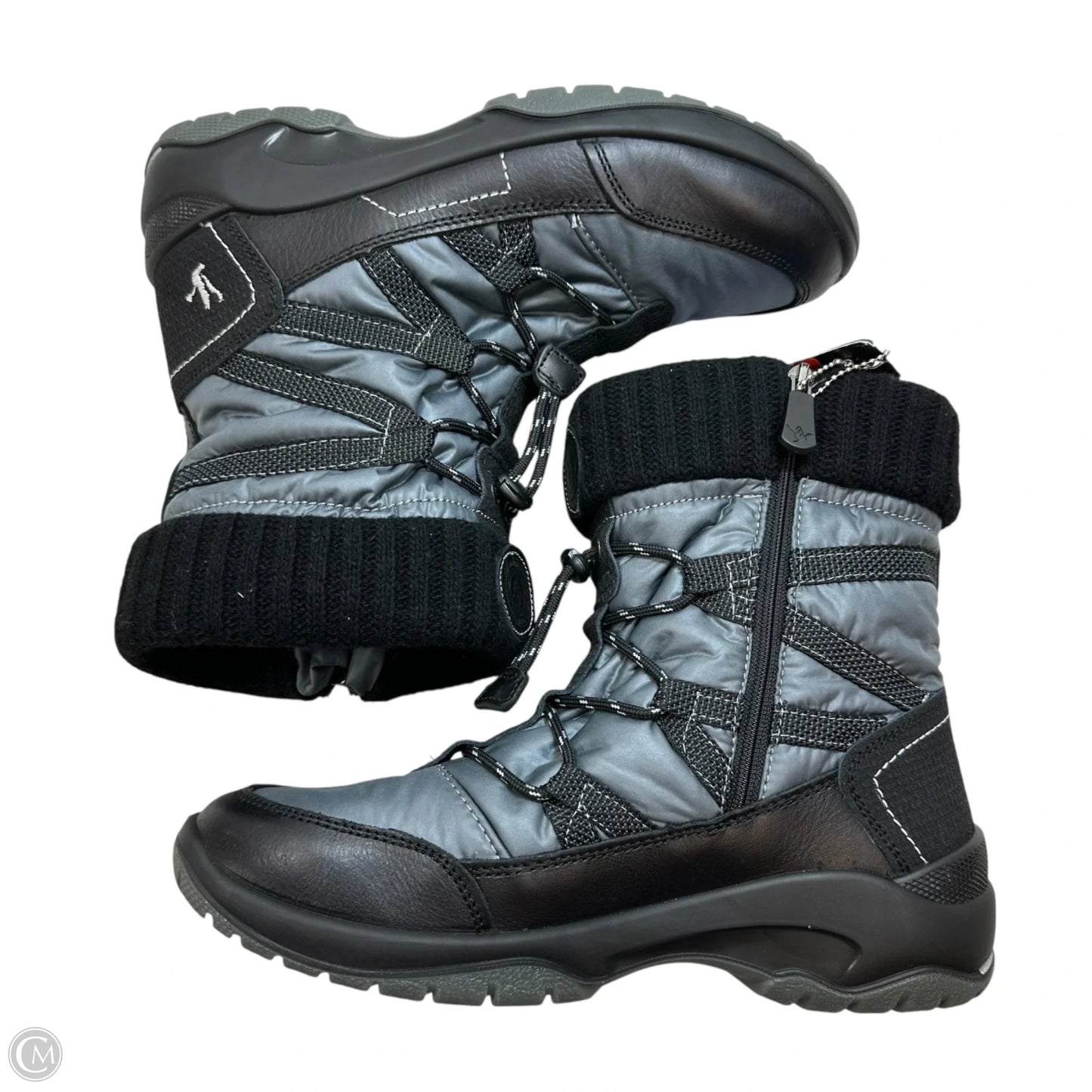 Boots Snow By Clothes Mentor In Black, Size: 10