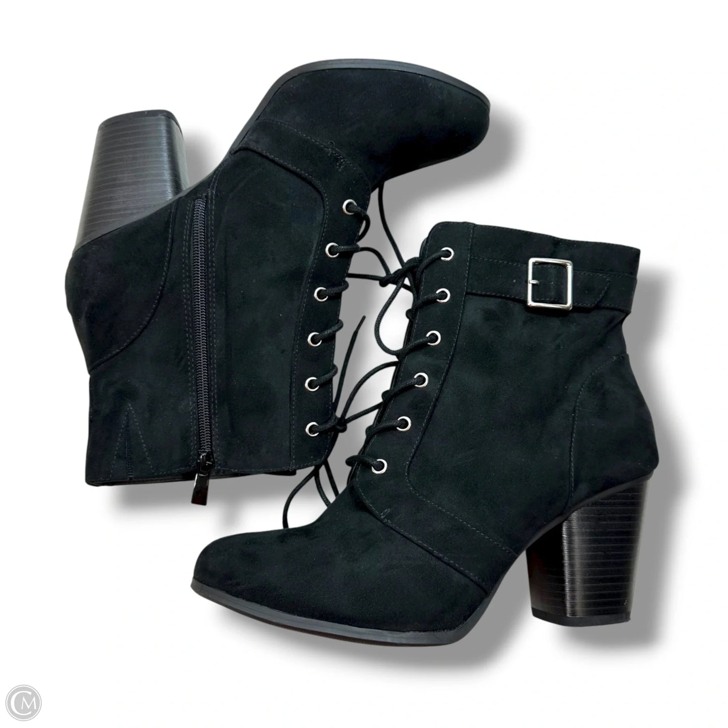 Boots Ankle Heels By Torrid In Black, Size: 13