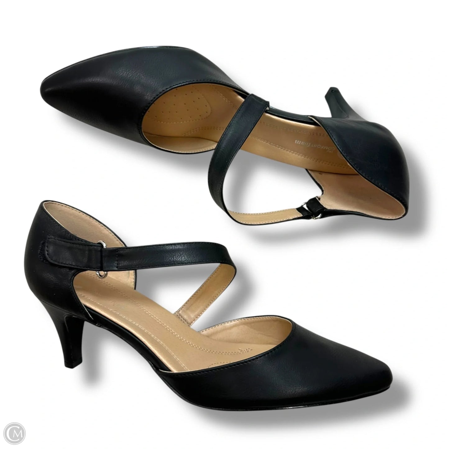 Shoes Heels Kitten By Clothes Mentor In Black, Size: 12