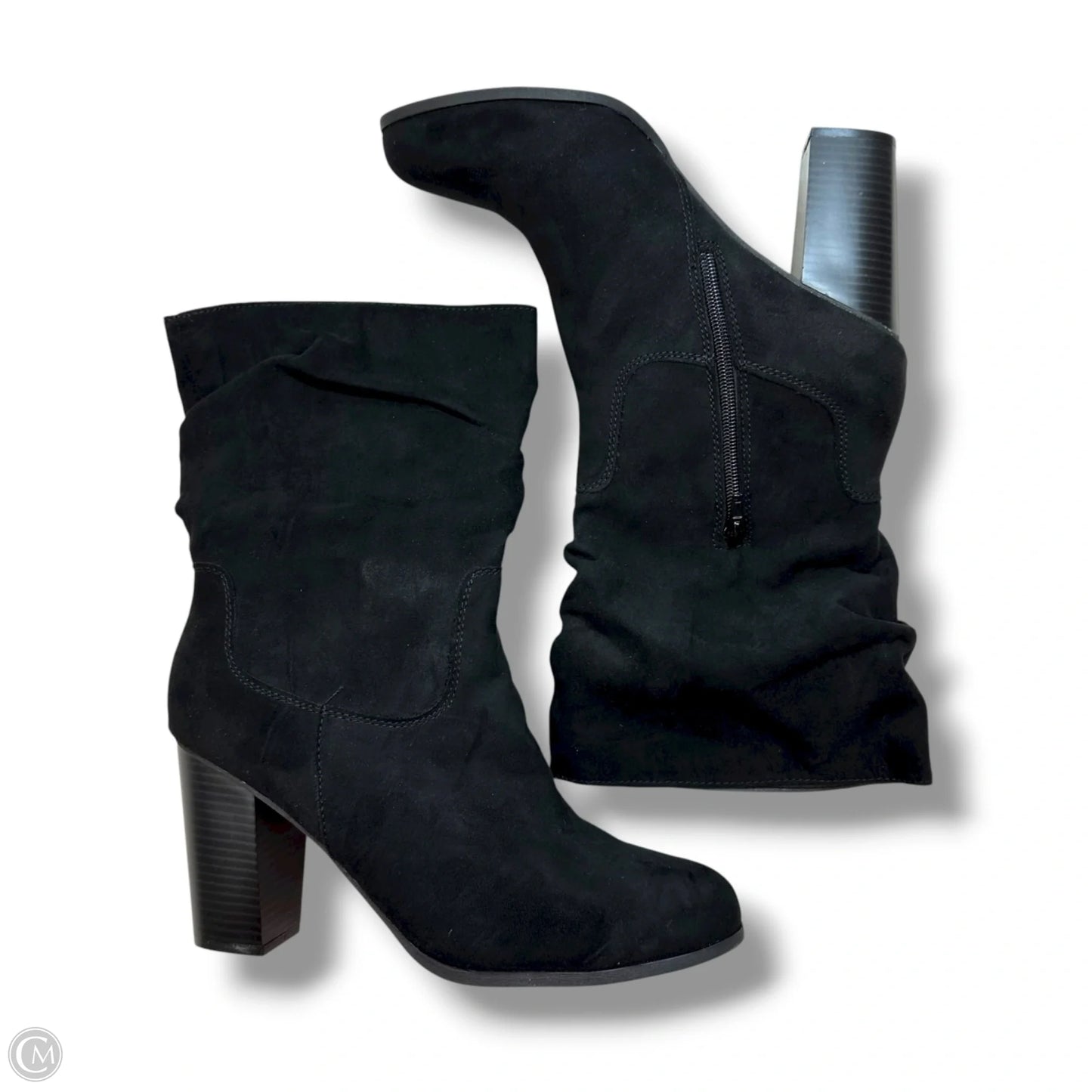 Boots Ankle Heels By Style And Company In Black, Size: 12