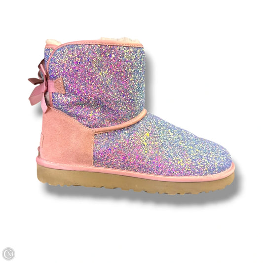 Boots Designer By Ugg In Pink, Size: 12