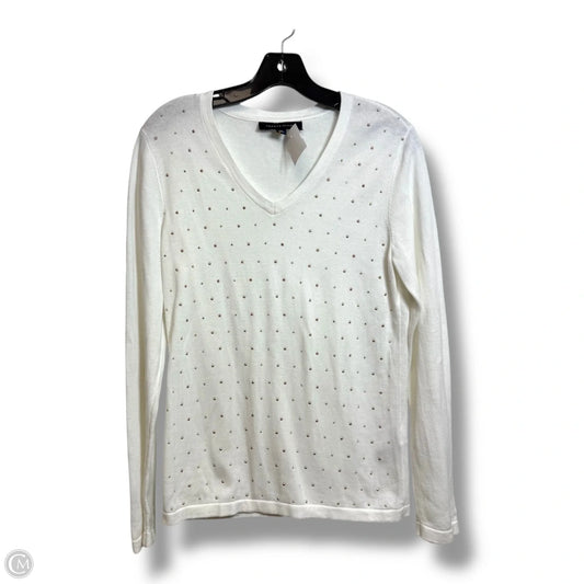 Top Long Sleeve Basic By Tommy Hilfiger In White, Size: S