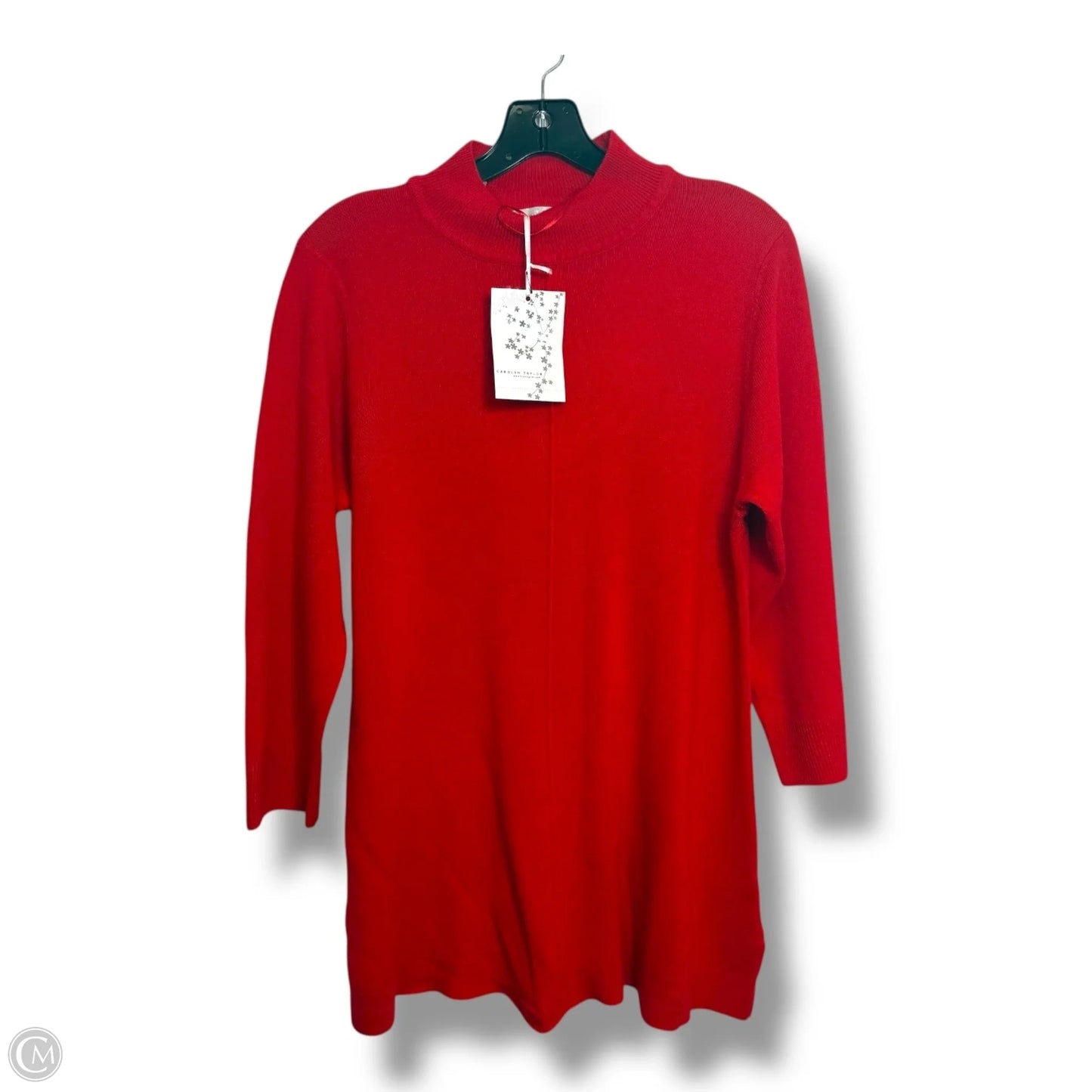 Sweater By Carolyn Taylor In Red, Size: L