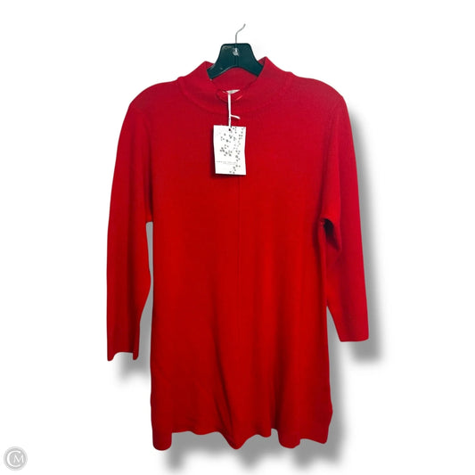 Sweater By Carolyn Taylor In Red, Size: L