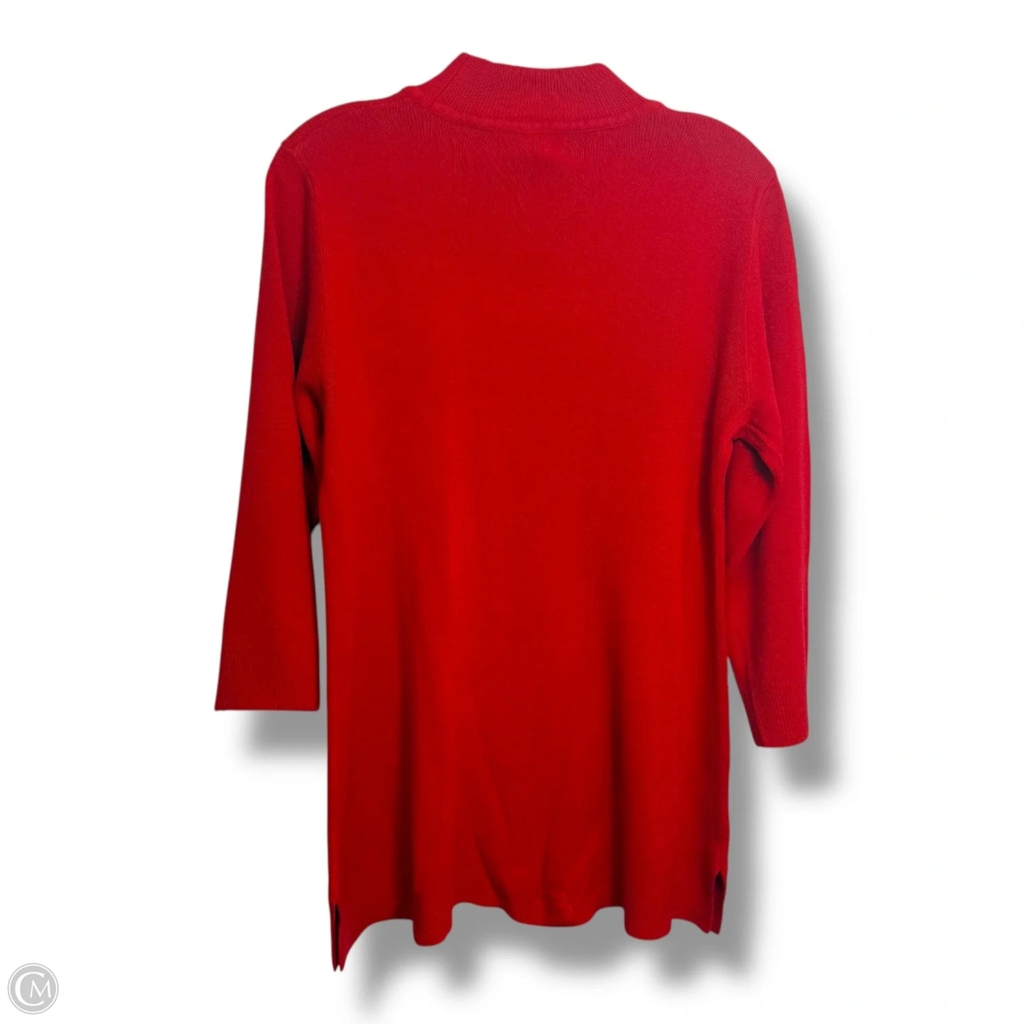 Sweater By Carolyn Taylor In Red, Size: L