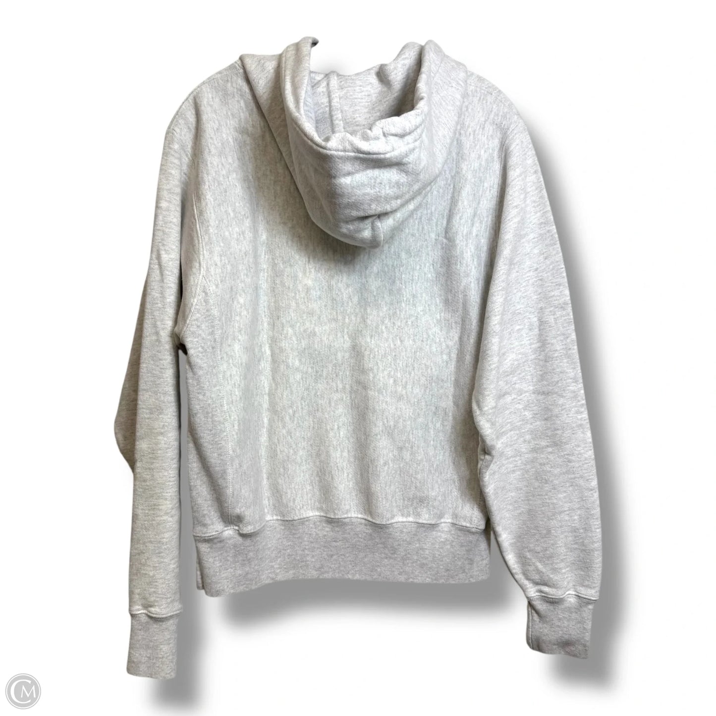 Sweatshirt Hoodie By Champion In Grey, Size: S