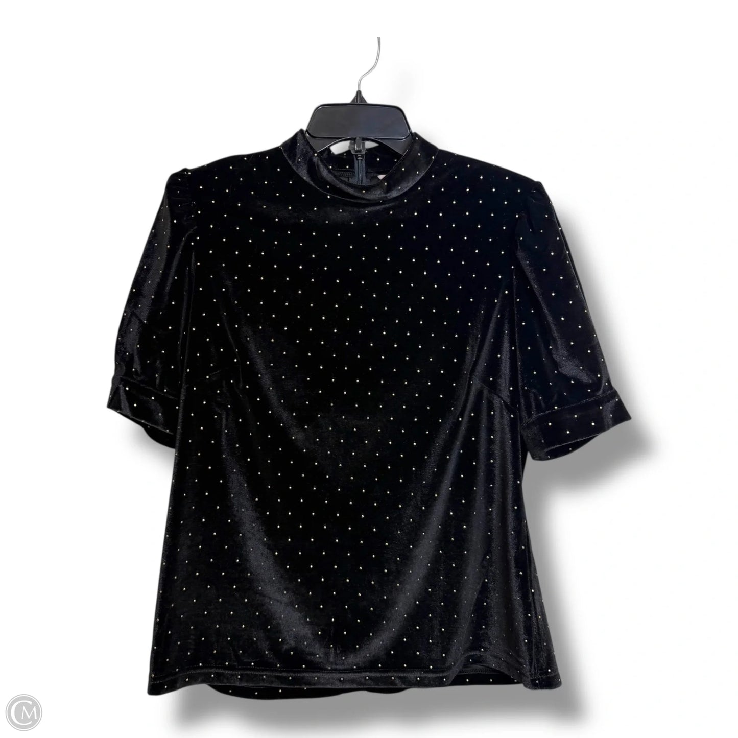 Top Short Sleeve By Nanette By Nanette Lepore In Black, Size: M