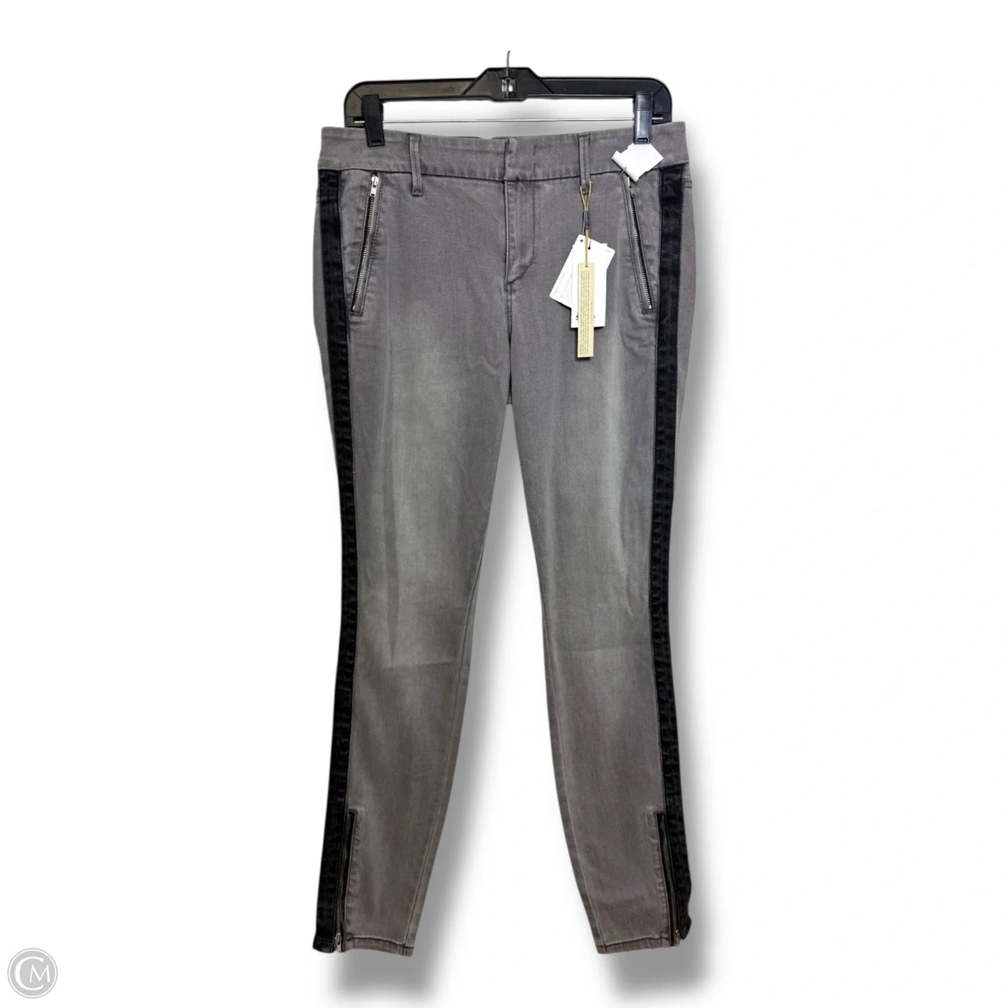 Jeans Skinny By Level 99 In Grey Denim, Size: 10