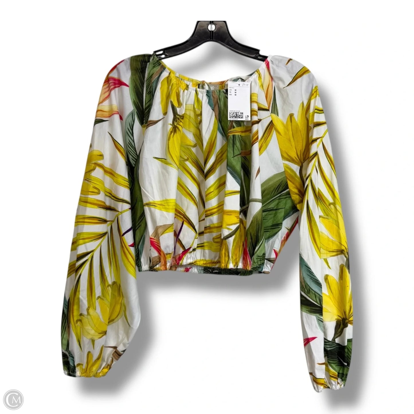Top Long Sleeve By H&m In Multi-colored, Size: M