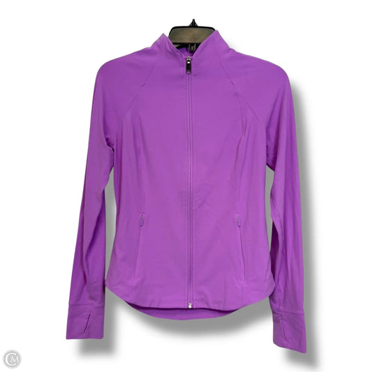 Athletic Jacket By Athleta In Purple, Size: S