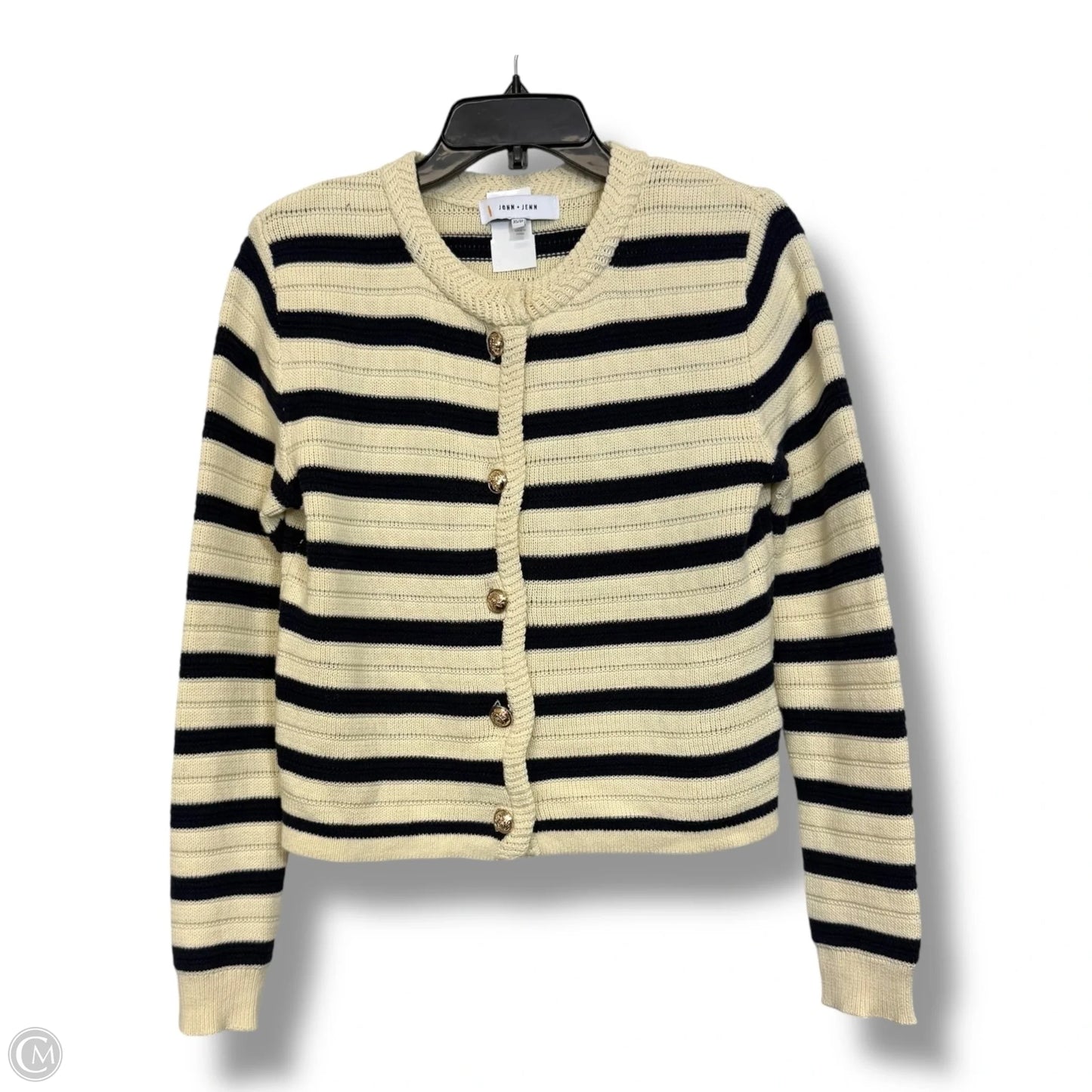 Cardigan By John + Jenn In Striped Pattern, Size: Xs