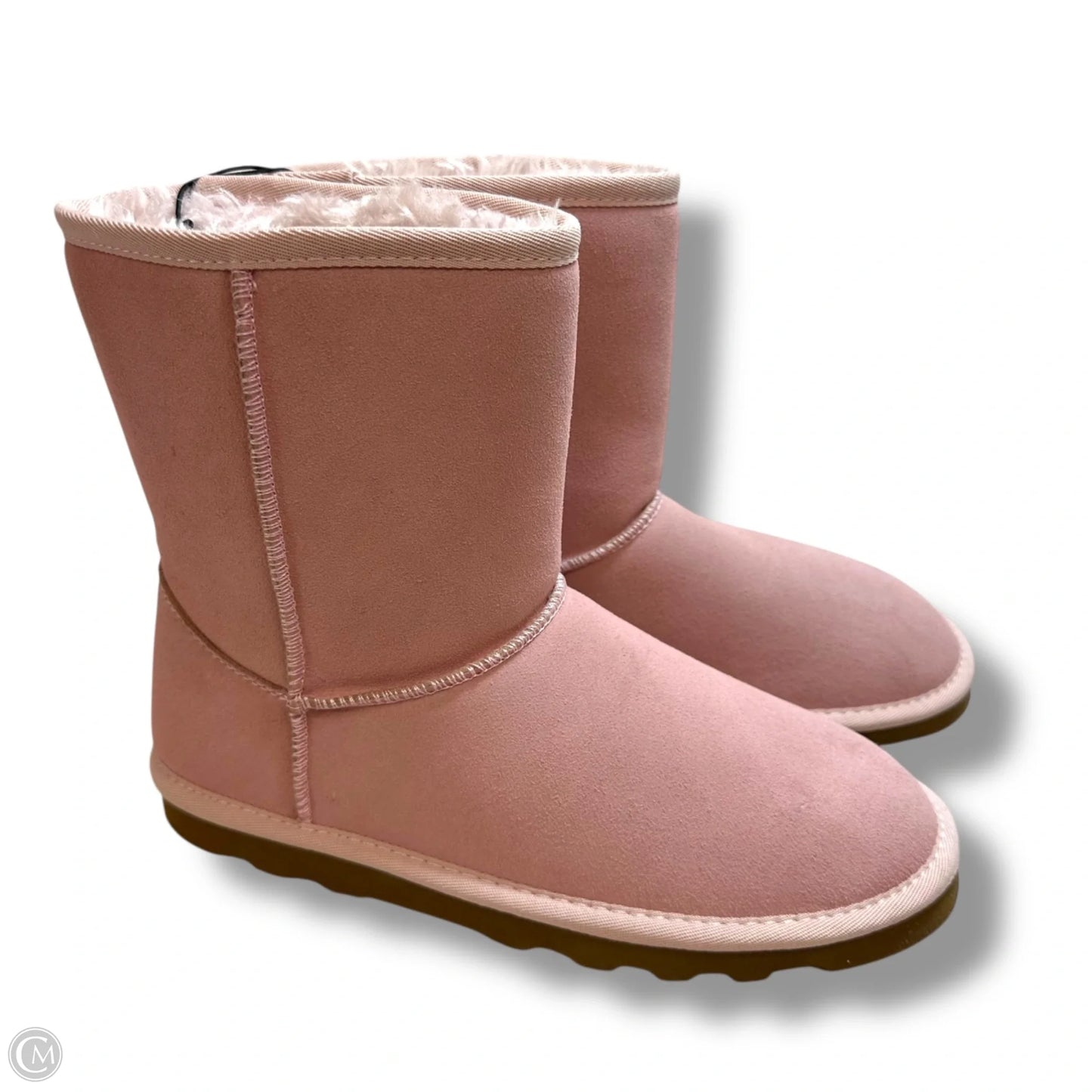 Boots Ankle Flats By Time And Tru In Pink, Size: 9