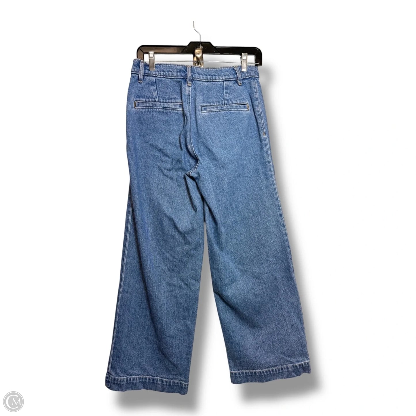 Jeans Wide Leg By Loft In Blue Denim, Size: 0