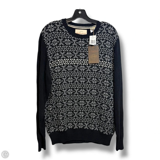 Sweater By Weatherproof In Black, Size: L