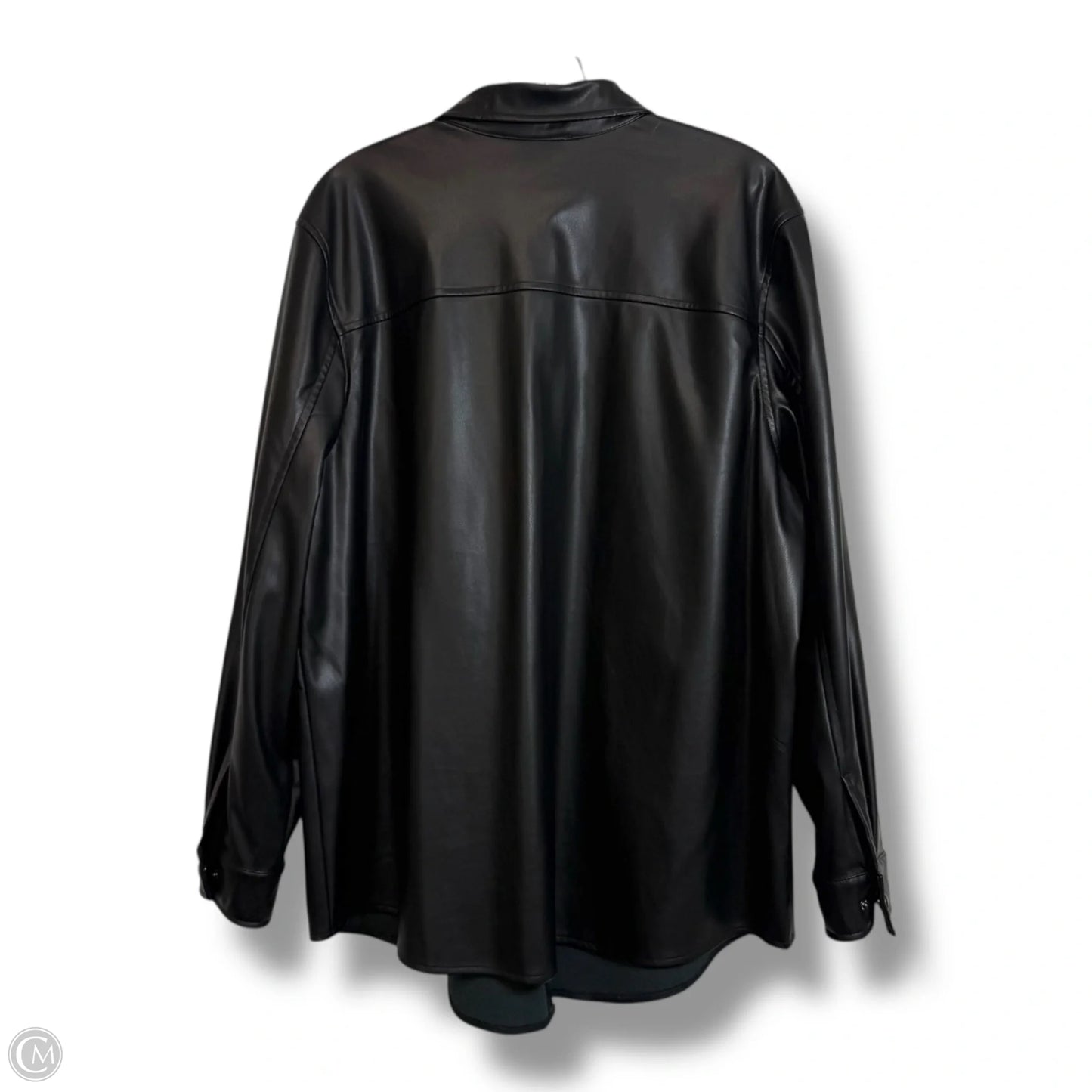 Jacket Shirt By Black Tape In Black, Size: 1x