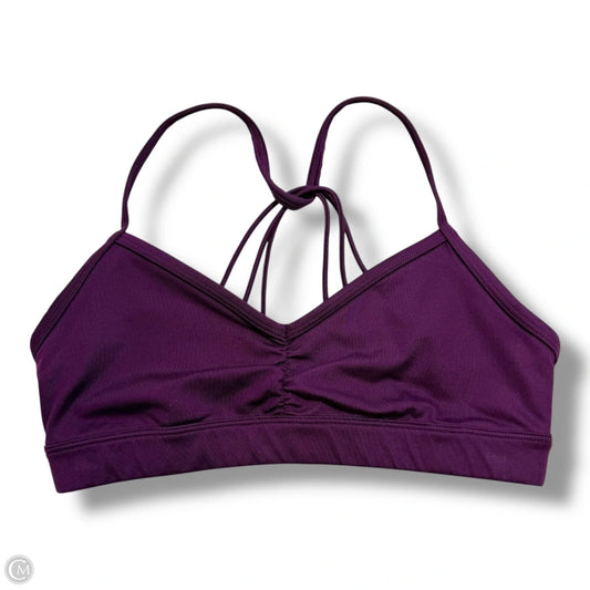 Athletic Bra By Alo In Purple, Size: M