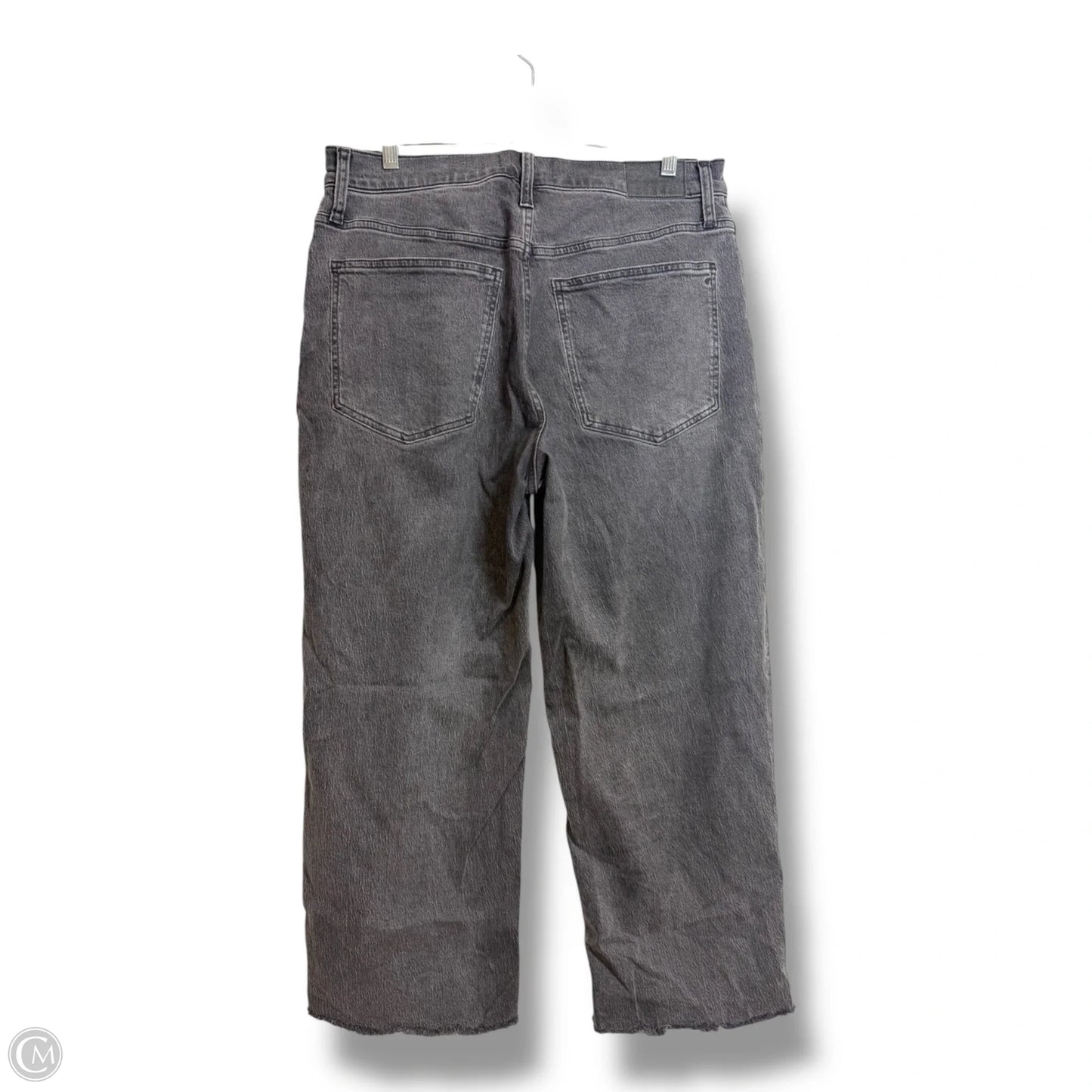 Jeans Wide Leg By Madewell In Black Denim, Size: 10