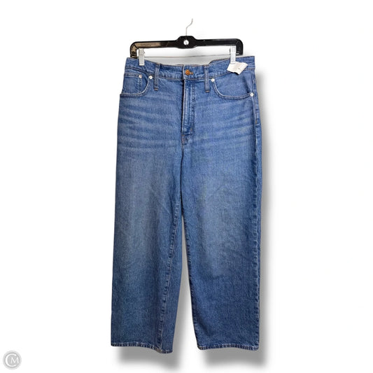 Jeans Wide Leg By Madewell In Blue Denim, Size: 10