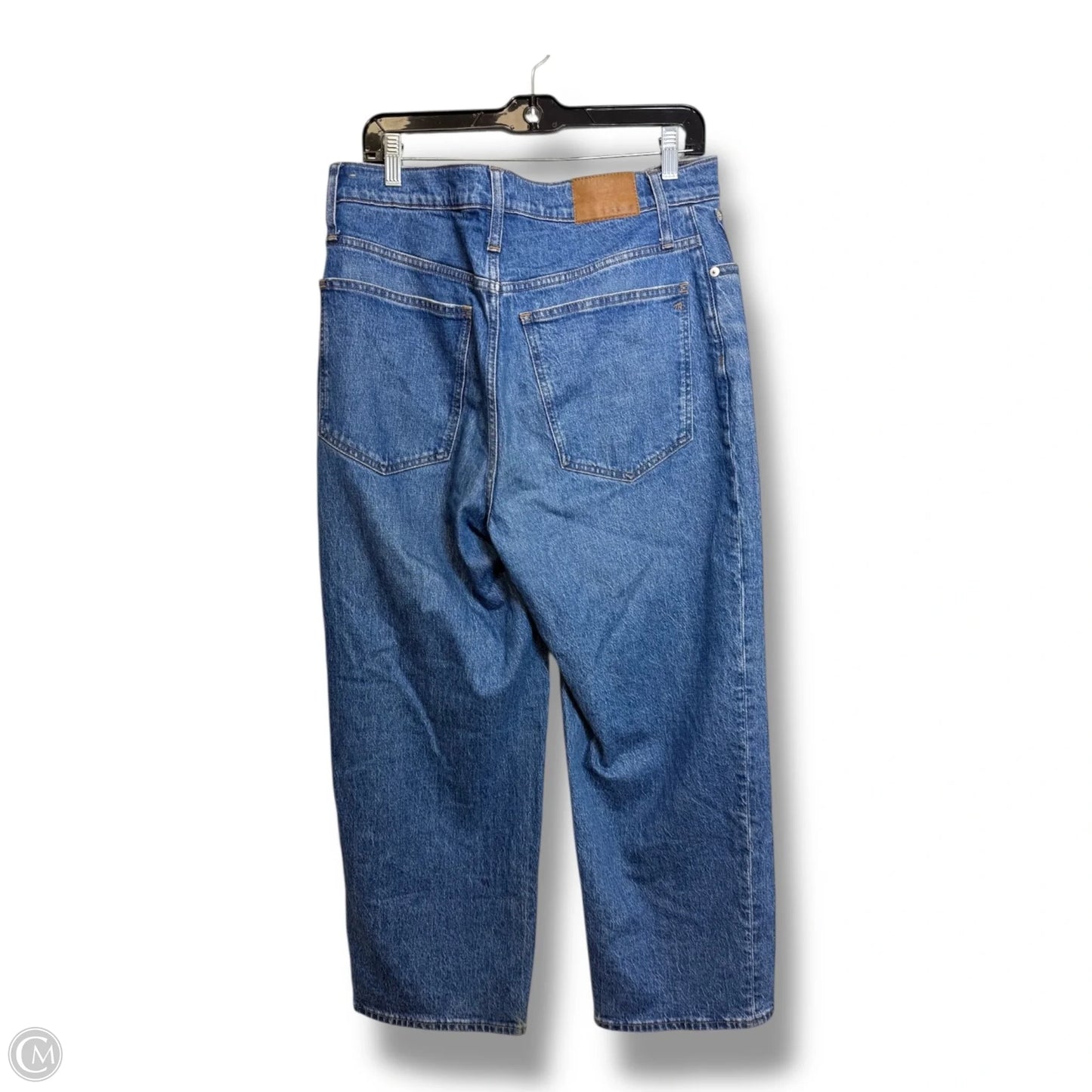 Jeans Wide Leg By Madewell In Blue Denim, Size: 10