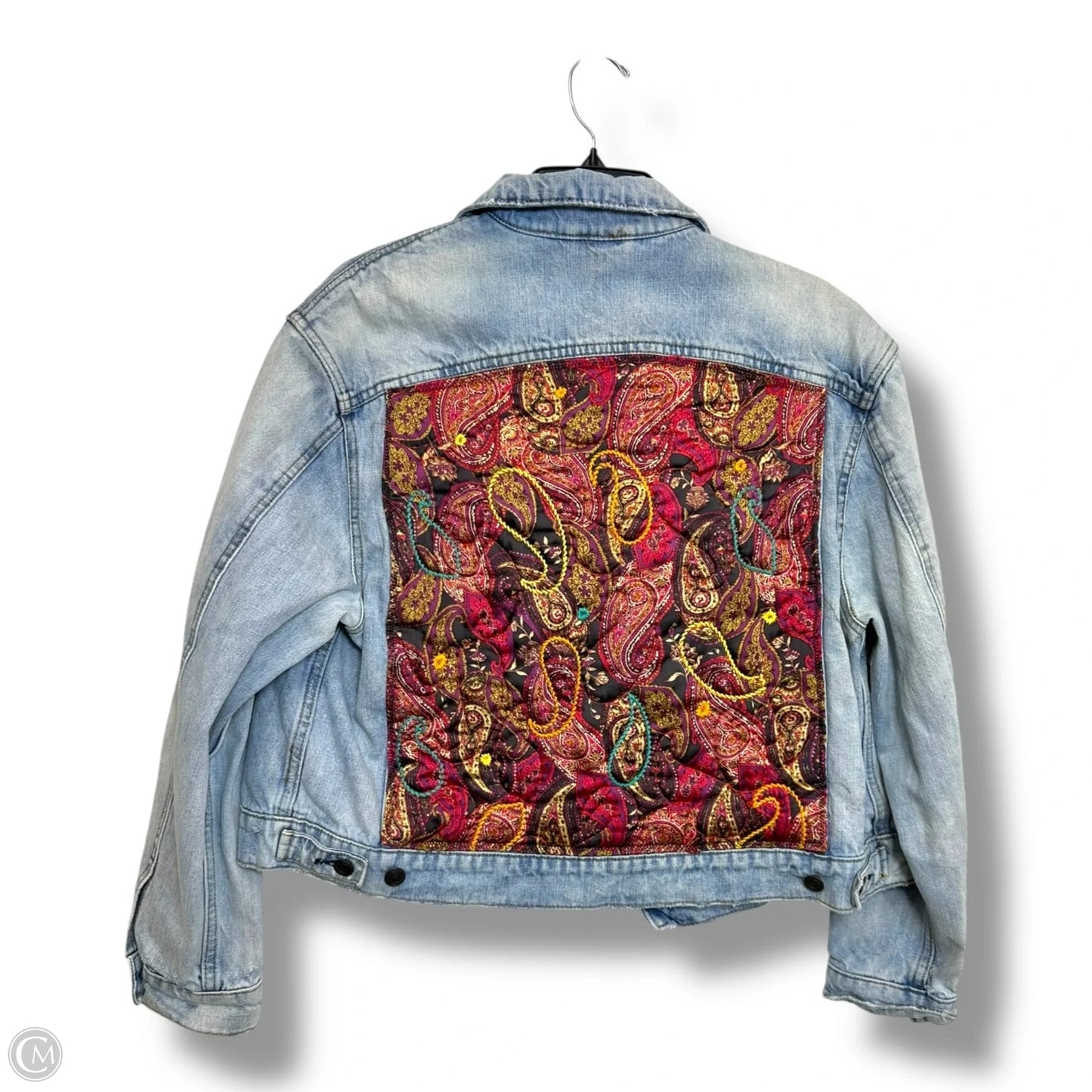 Jacket Denim By Free People In Blue Denim, Size: Xs