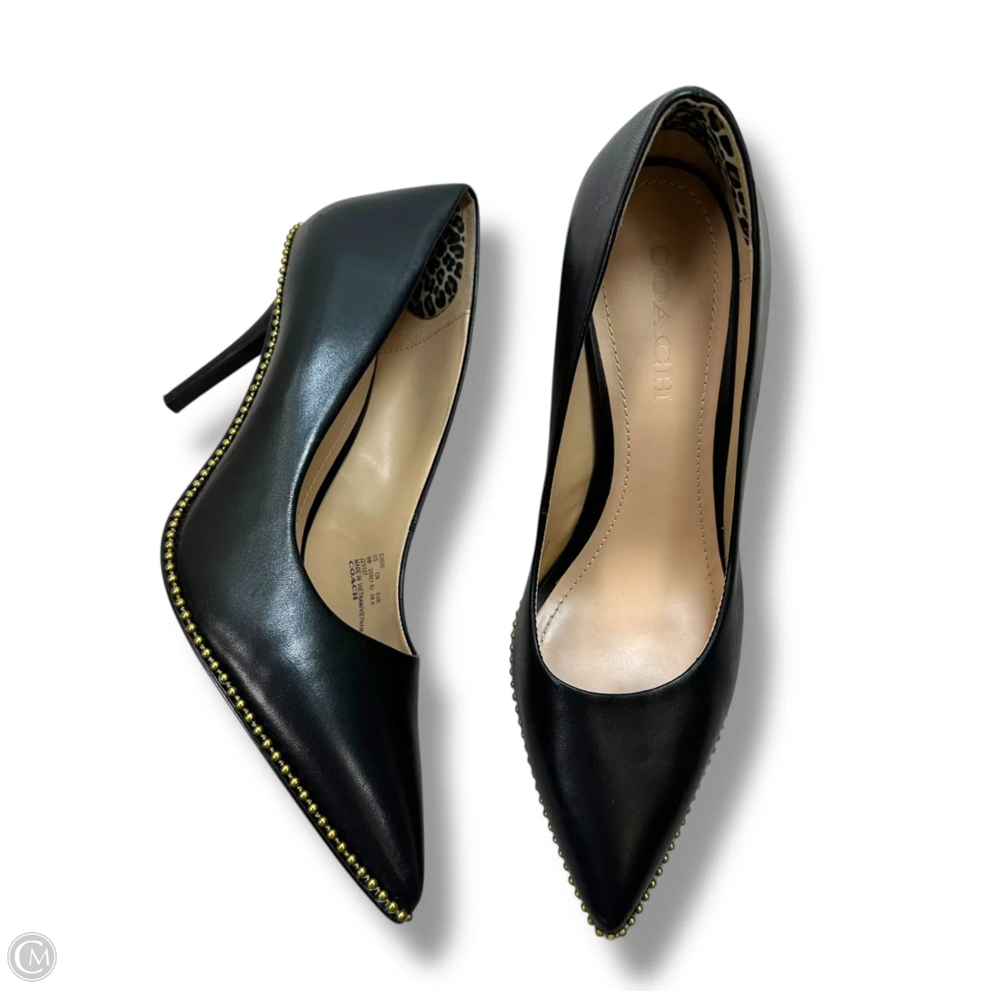 Shoes Designer By Coach In Black, Size: 9