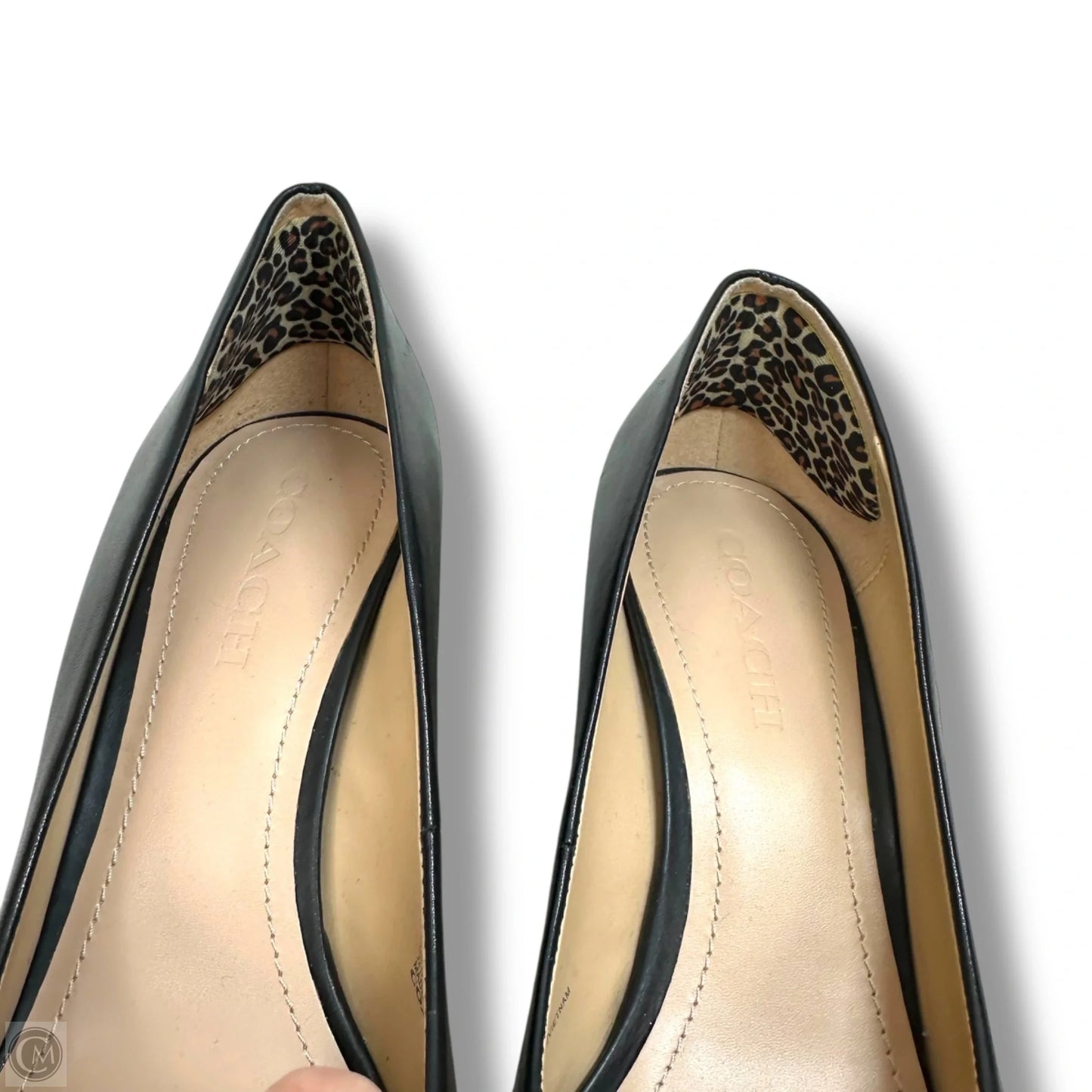 Shoes Designer By Coach In Black, Size: 9