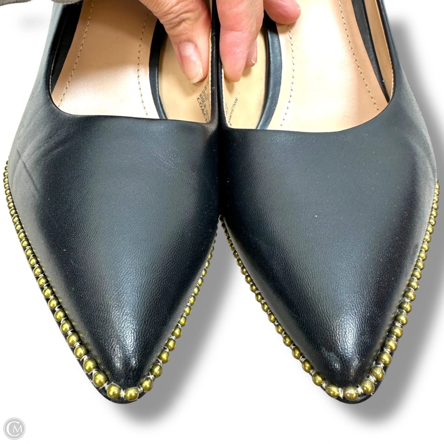 Shoes Designer By Coach In Black, Size: 9