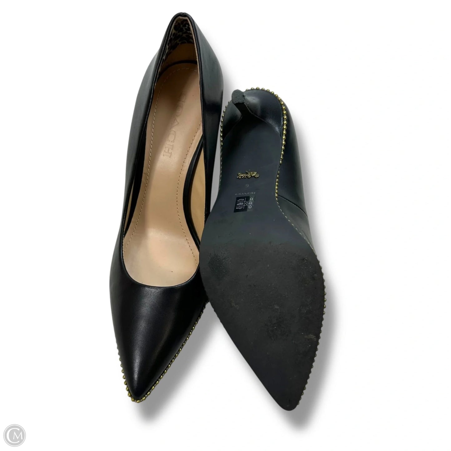 Shoes Designer By Coach In Black, Size: 9
