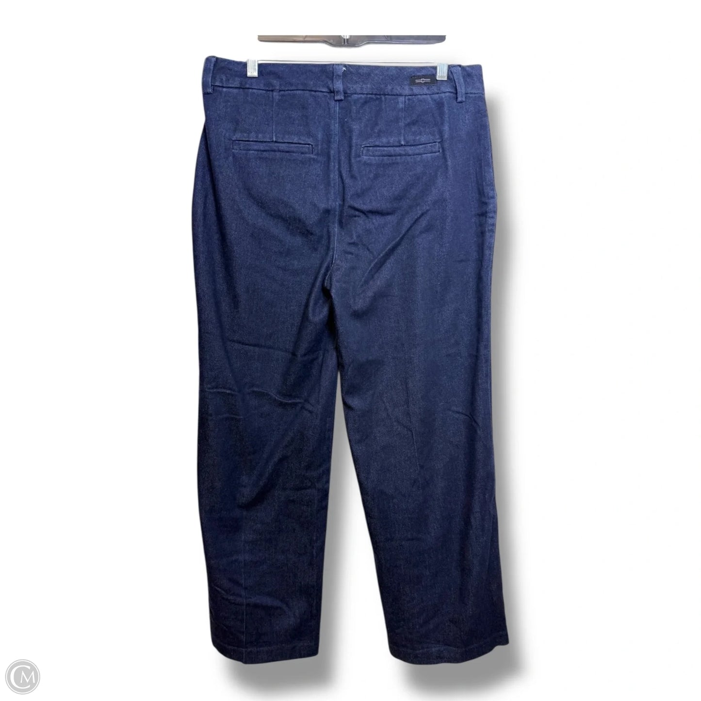 Jeans Wide Leg By Liverpool In Blue Denim, Size: 10