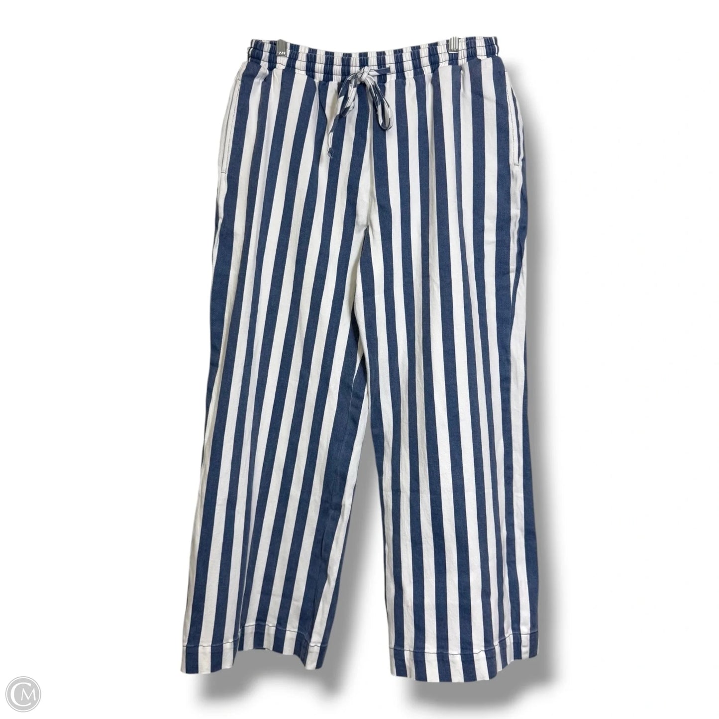 Pants Wide Leg By Bibi In Striped Pattern, Size: Xl