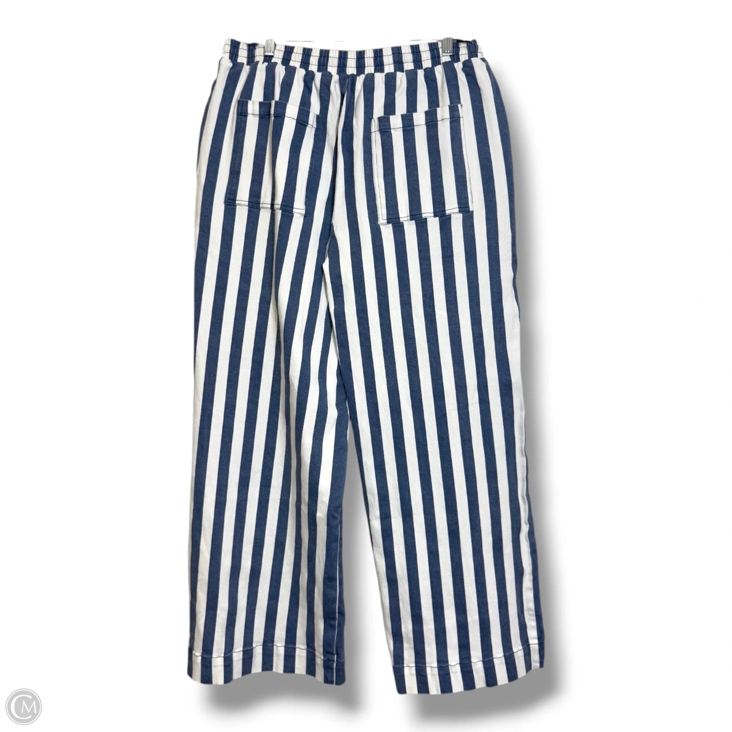 Pants Wide Leg By Bibi In Striped Pattern, Size: Xl