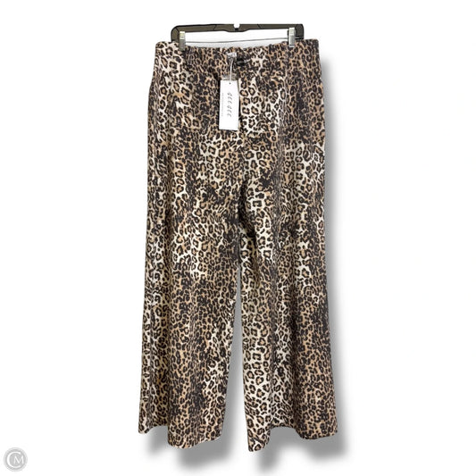 Pants Wide Leg By Clothes Mentor In Animal Print, Size: 1x