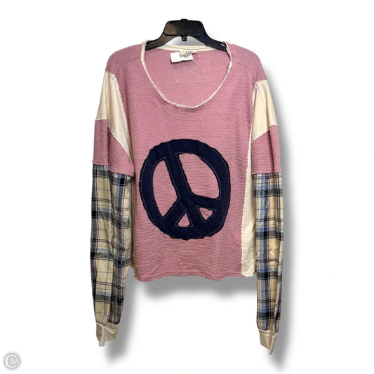 Top Long Sleeve By Oli & Hali In Mauve, Size: L