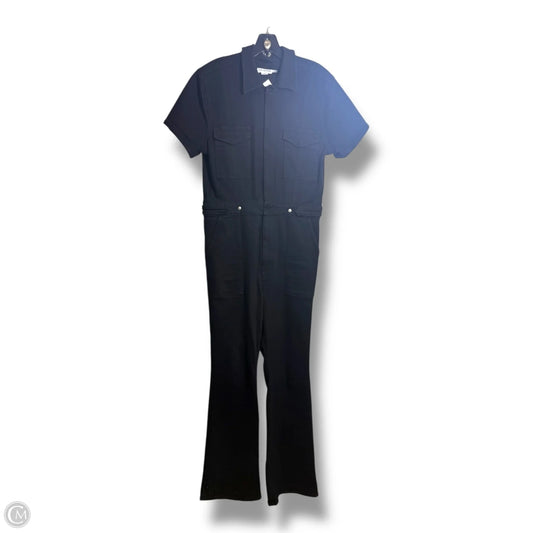 Jumpsuit By Good American In Black Denim, Size: Xl