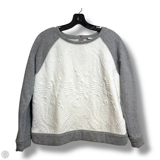 Top Long Sleeve By A New Day In Grey, Size: L