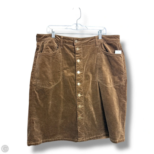 Skirt Mini & Short By Kut In Brown, Size: 16