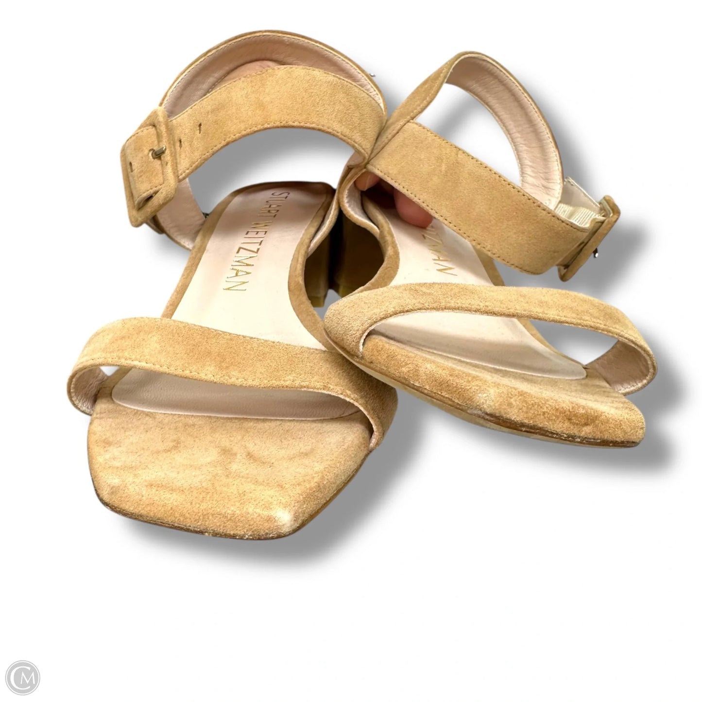 Shoes Designer By Stuart Weitzman In Tan, Size: 7.5