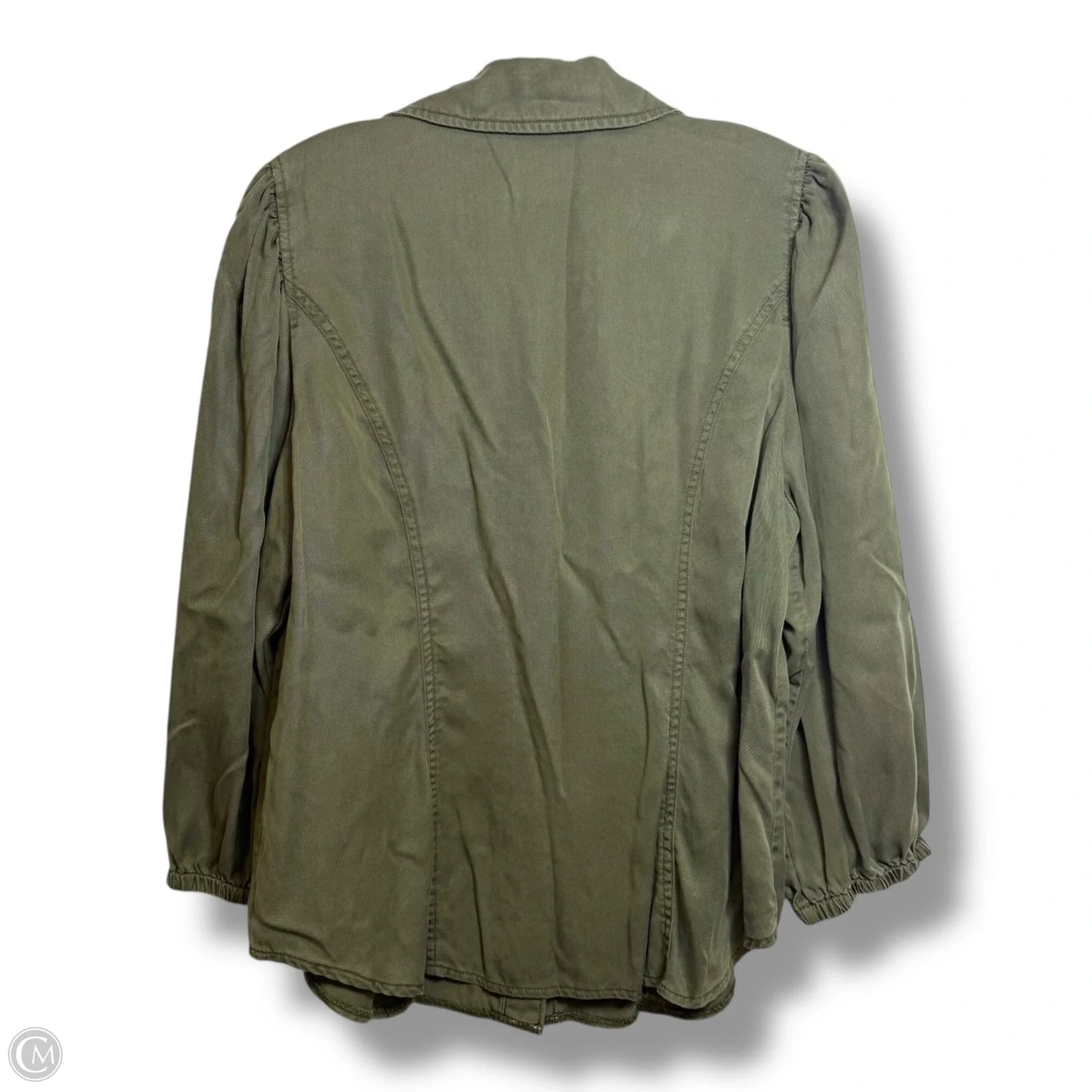 Top Long Sleeve By White House Black Market In Green, Size: Xl