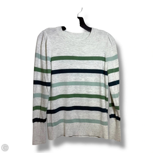 Sweater By Clothes Mentor In Striped Pattern, Size: M