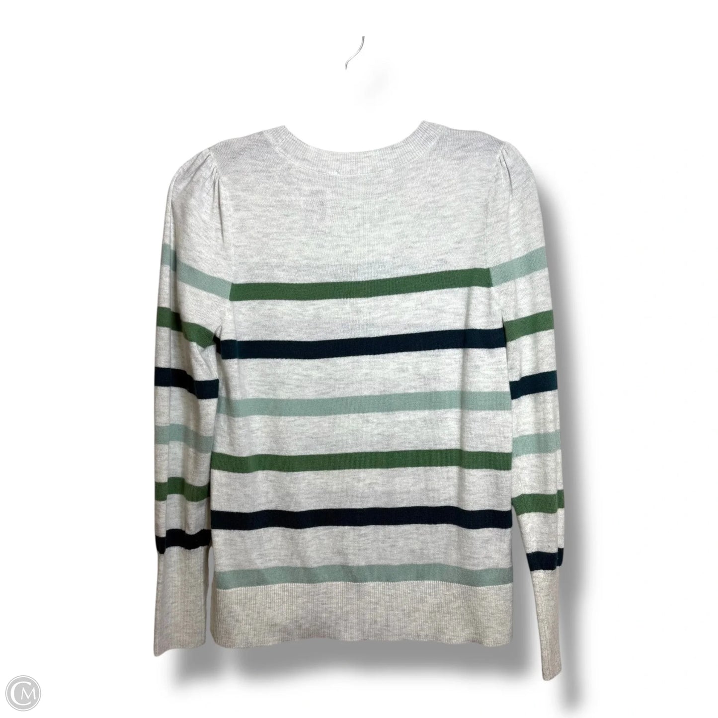 Sweater By Clothes Mentor In Striped Pattern, Size: M