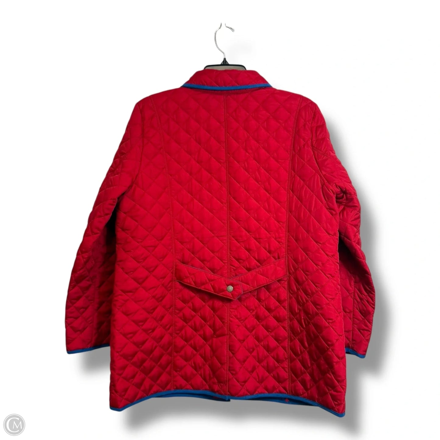 Jacket Puffer & Quilted By Joan Rivers In Red, Size: L