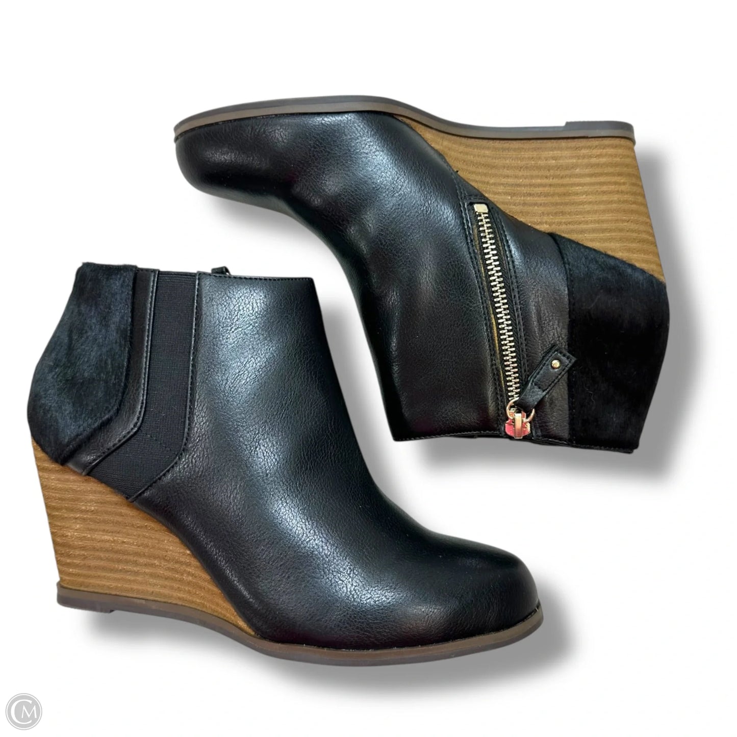 Boots Ankle Heels By Dr Scholls In Black, Size: 8