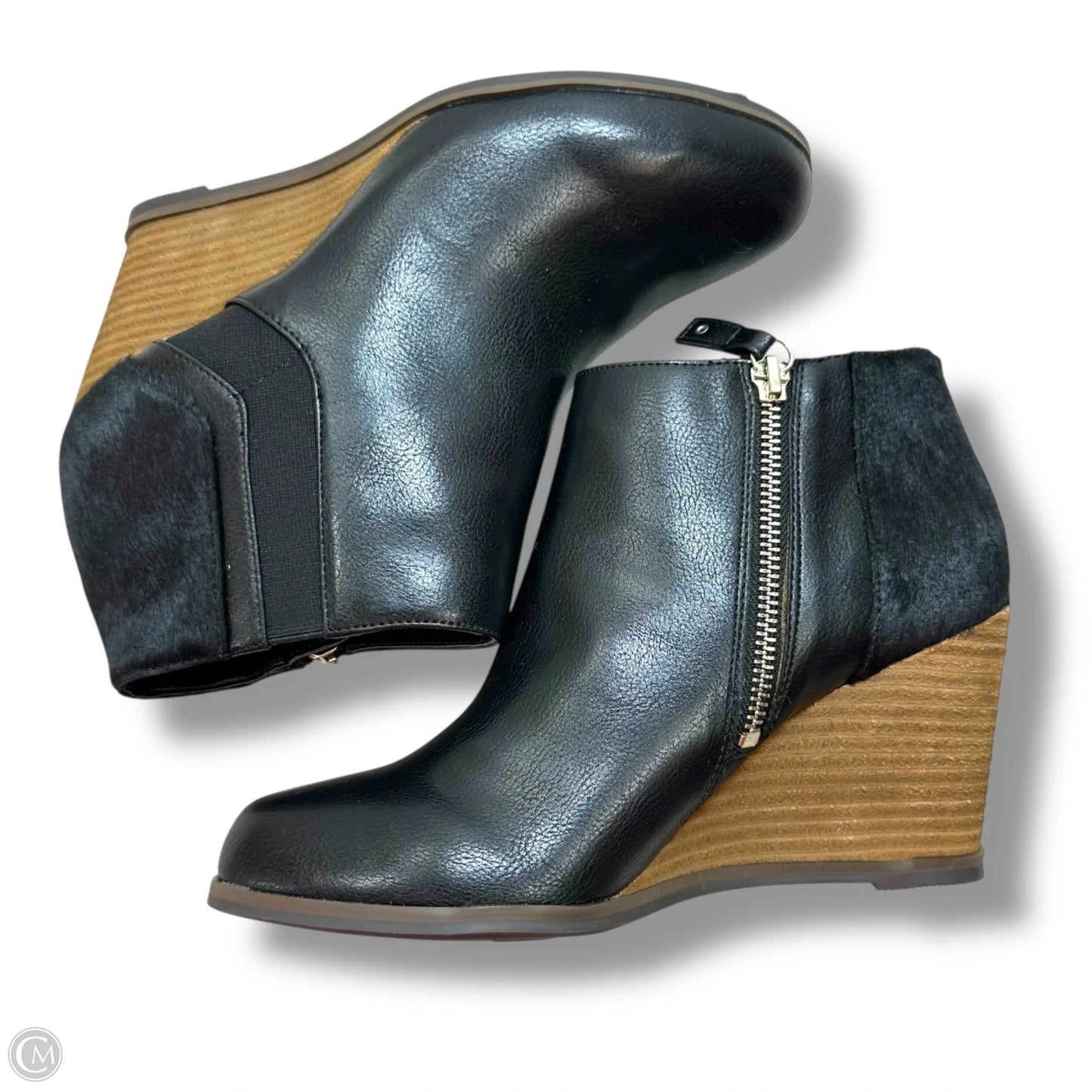 Boots Ankle Heels By Dr Scholls In Black, Size: 8