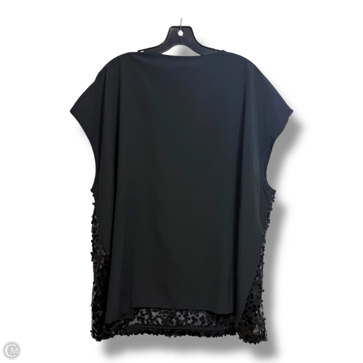 Top Sleeveless By Lane Bryant In Black, Size: Xxl