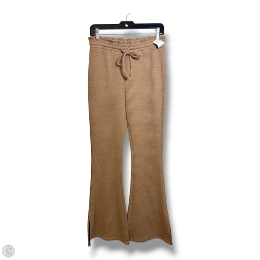Pants Wide Leg By So In Tan, Size: M